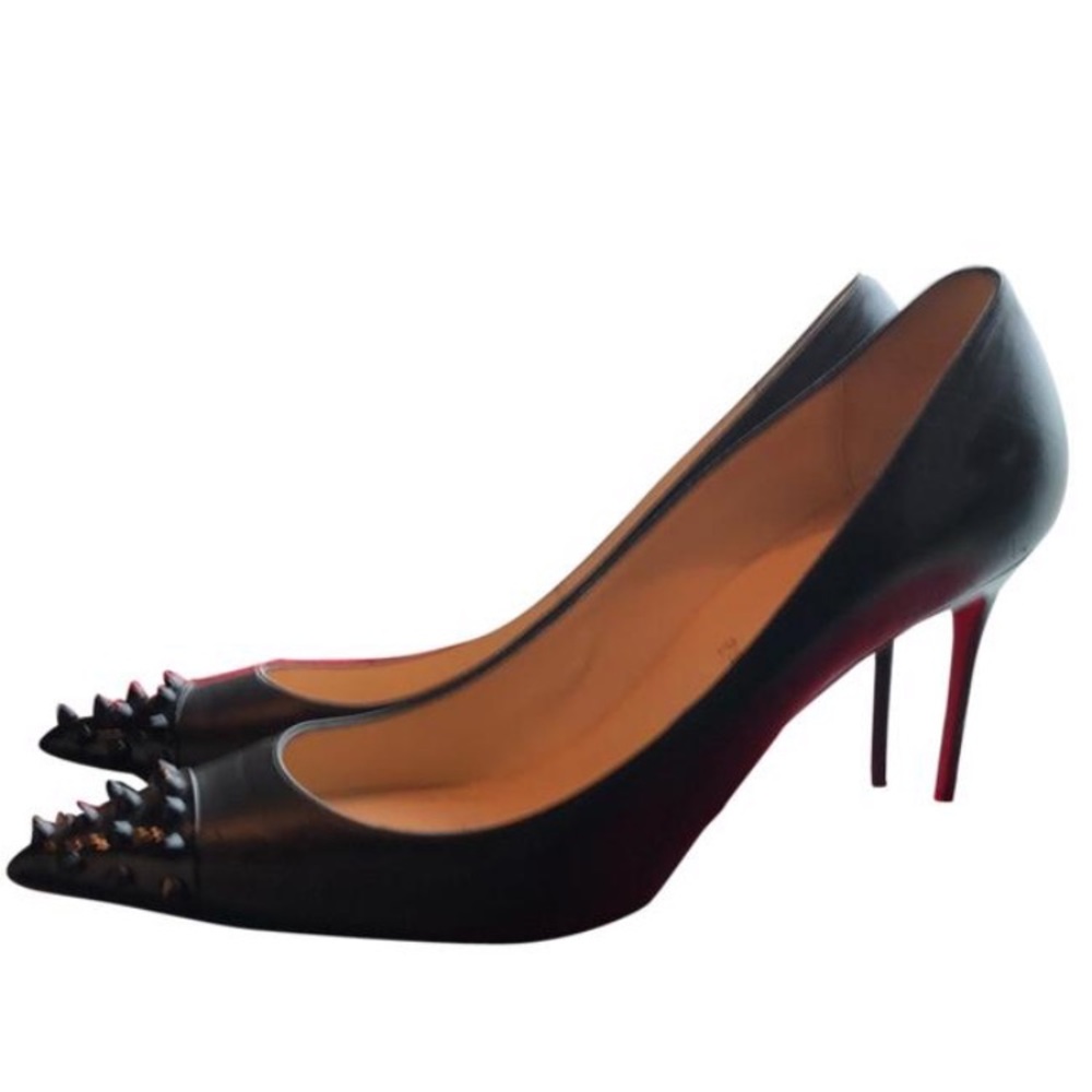 Black Spikey Louboutin Pumps